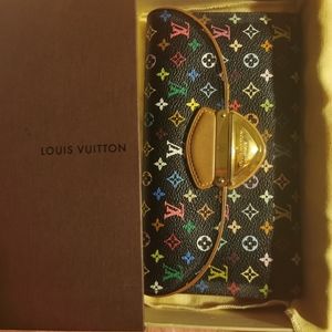 Louis Vuitton multi color long wallet